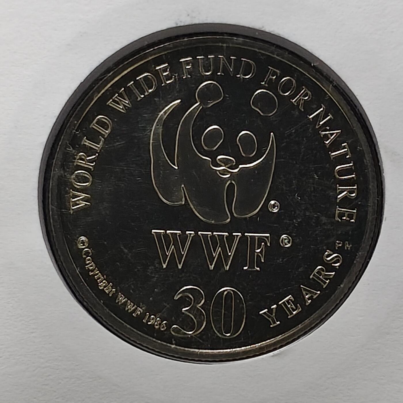 【全场包邮】纯粹捡漏拍482场（免费代拍第19场）-币封+套装+富兰克林（注意佣金） 【邮章封】WWF世界自然基金会1986年30周年‌杂色果鸠纪念邮章封