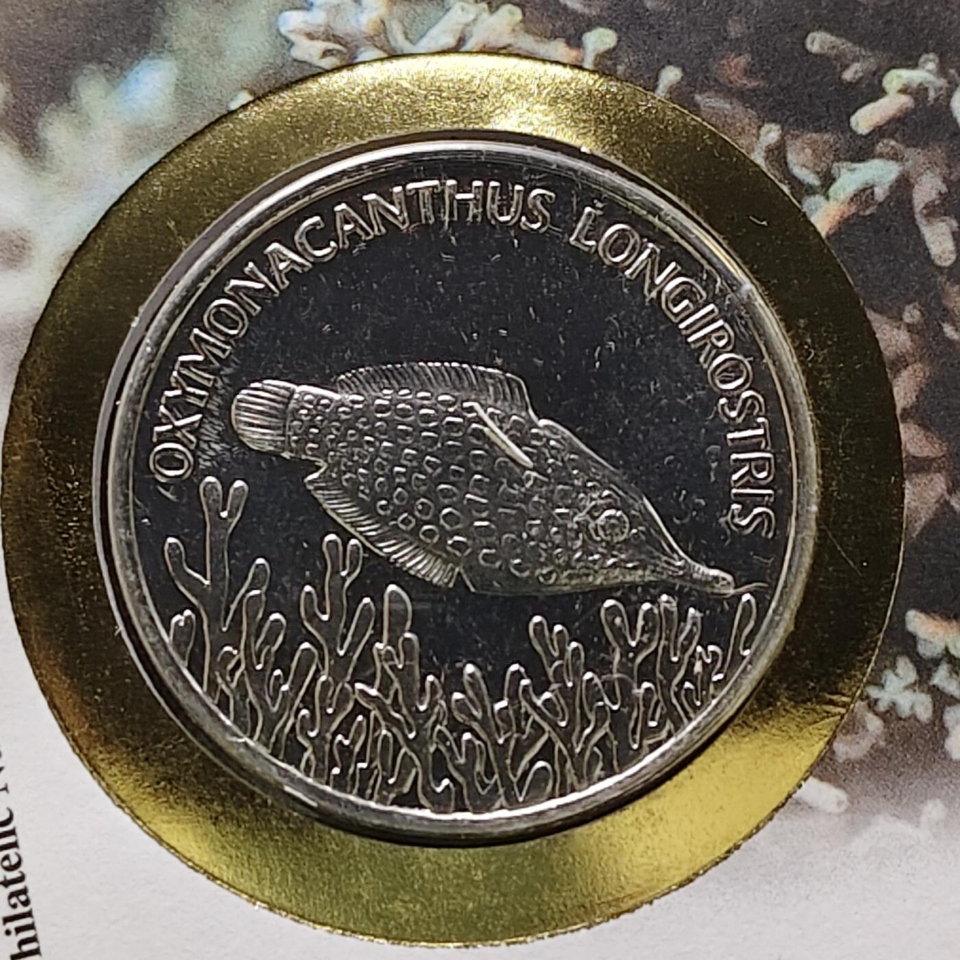 【全场包邮】纯粹捡漏拍482场（免费代拍第19场）-币封+套装+富兰克林（注意佣金） 【邮章封】WWF世界自然基金会易危尖吻鲀邮章封