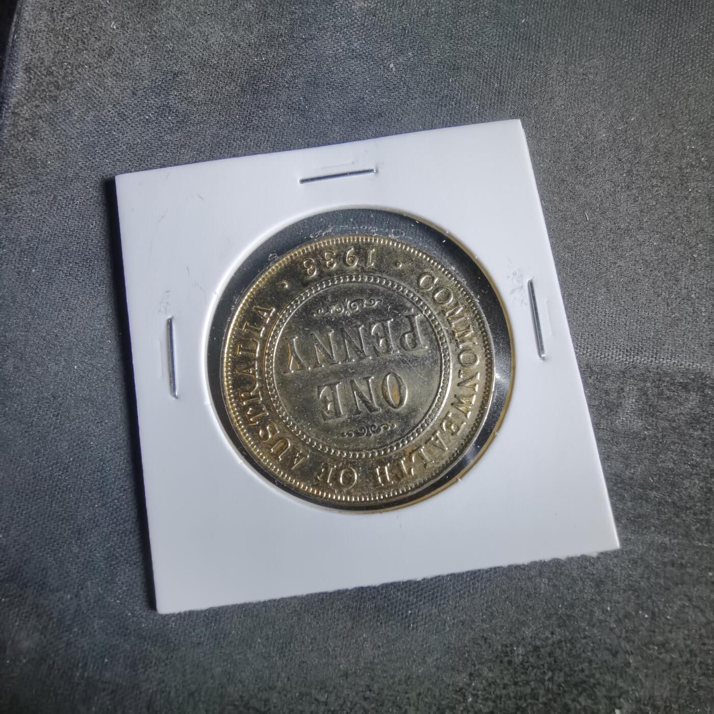 沼泽如烟--第919场 澳大利亚1933年1便士镀金