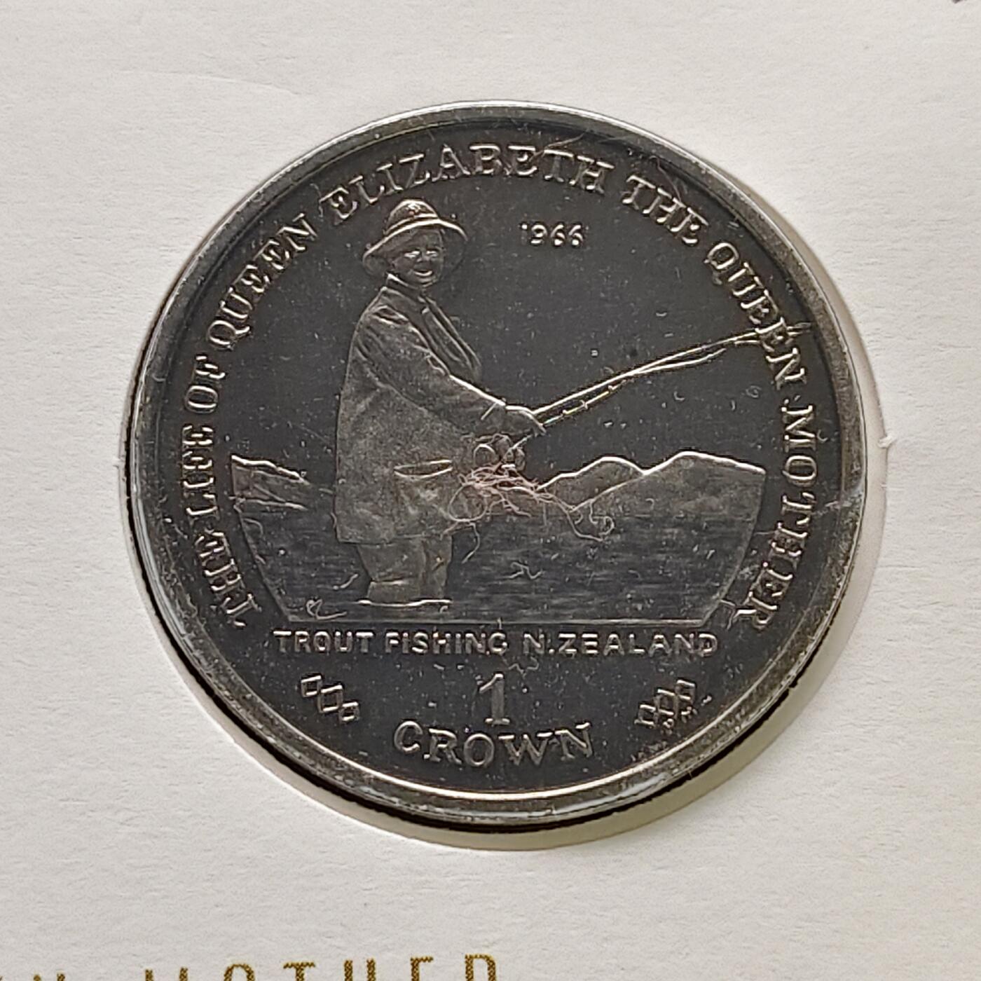 【全场包邮】纯粹捡漏拍482场（免费代拍第19场）-币封+套装+富兰克林（注意佣金） 【邮币封】直布罗陀2002年1克朗伊丽莎白皇太后纪念克朗型纪念币邮币封