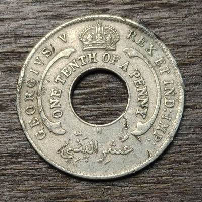 【铜匠收藏】★第134场★散币场，无佣金，30包邮。不满30元，支付5元运费。《接受代拍 代送NGC评级》 - 英属西非 1911年 1/10便士 