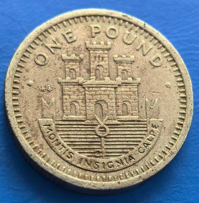 外国优质老铜币银币，周六九点倒数截拍，满百包邮，可寄存半年，喜欢朋友微信扫描二维码可直接参拍 - 直布罗陀1镑