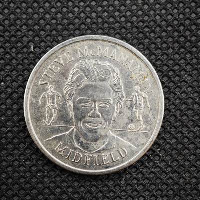 【淘币小摊】限时拍第八百一十六拍  纪念章场  满百包邮可预留两周  周一统一发货  -  英国1998年足球纪念章直径27mm