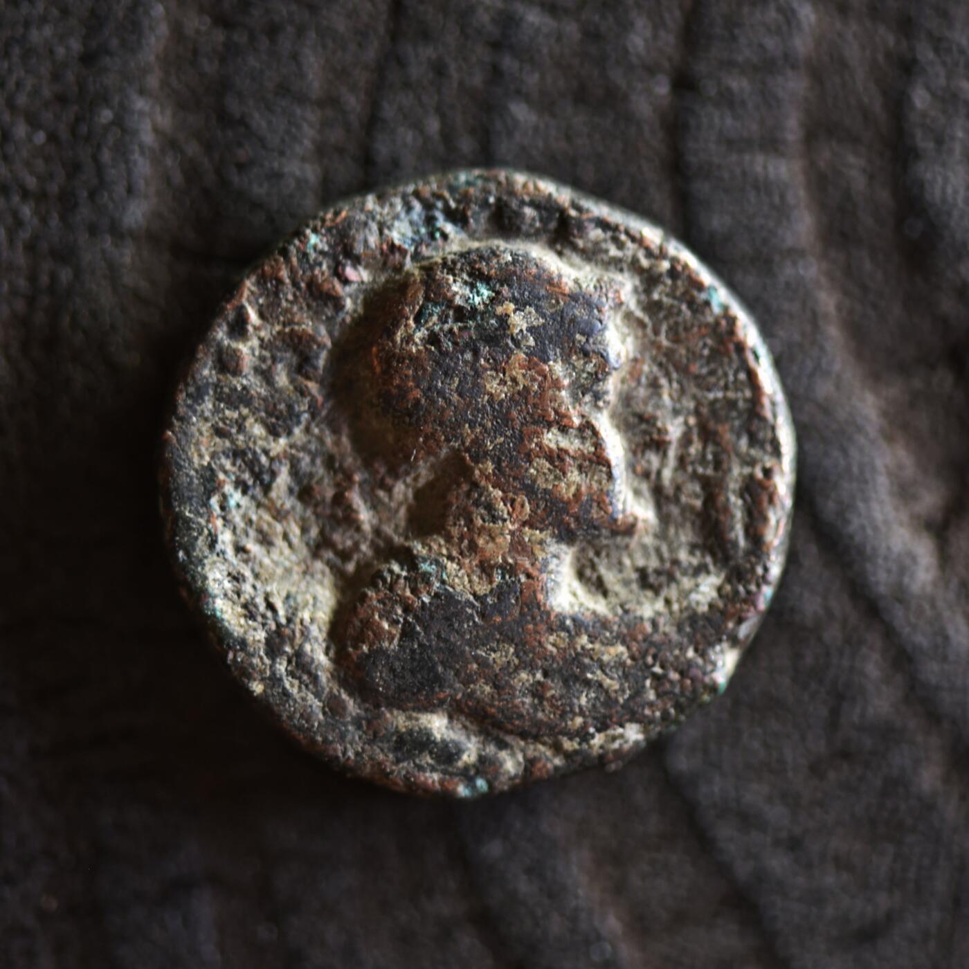 【良泉】【2025年最后一场】12月18日晚19.30点开拍！188组【直播场】西方古代钱币、丝路杂项、印章！ 公元55-100年【古印度】贵霜第二任国王，威玛·塔克图，铜币，8.36克