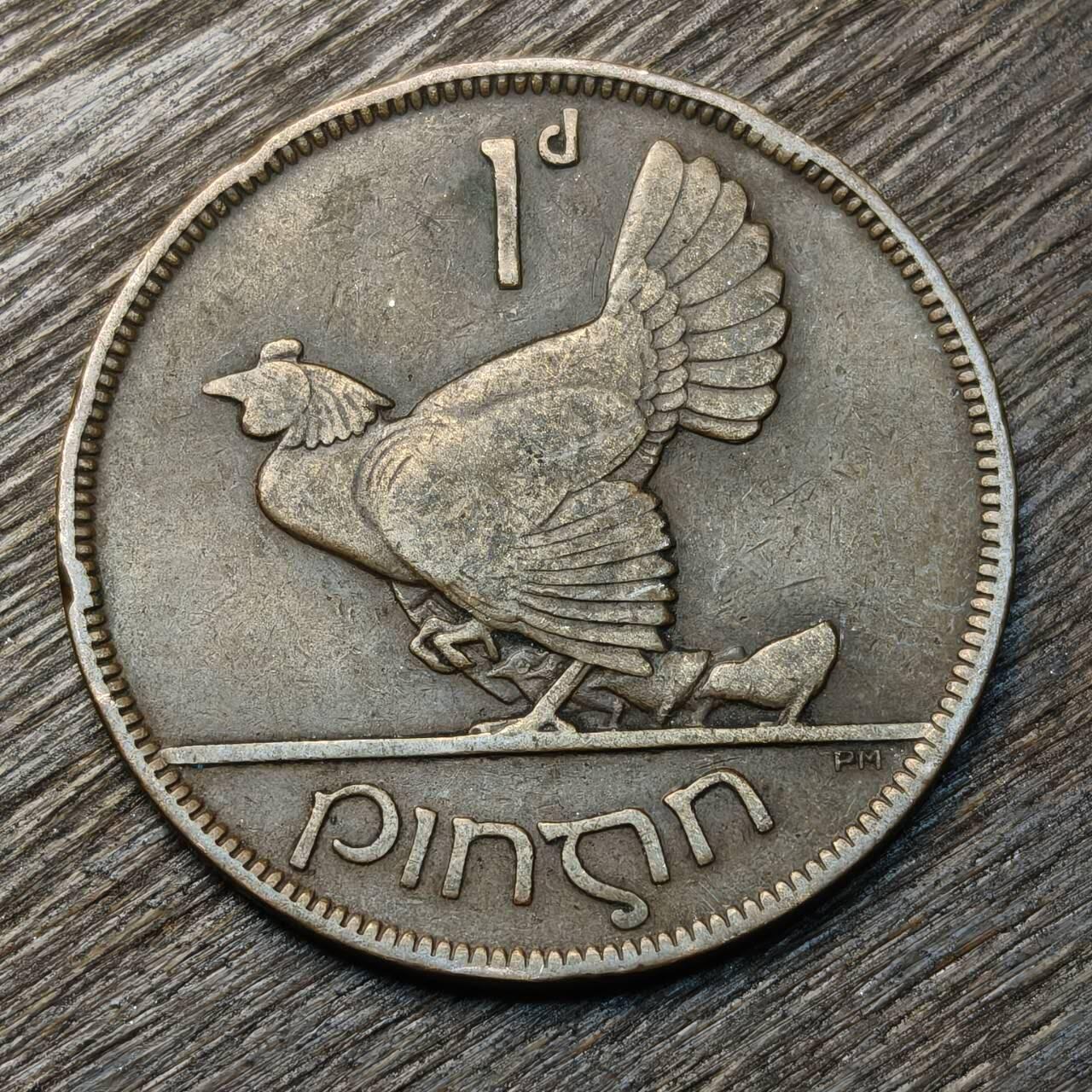 【铜匠收藏】★第134场★散币场，无佣金，30包邮。不满30元，支付5元运费。《接受代拍 代送NGC评级》 爱尔兰 1928年 1便士 铜币