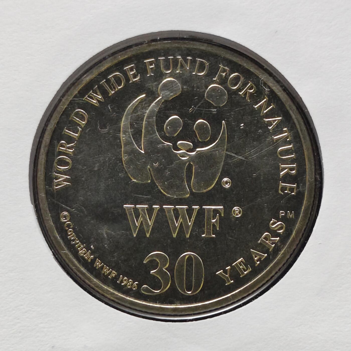 【全场包邮】纯粹捡漏拍482场（免费代拍第19场）-币封+套装+富兰克林（注意佣金） 【邮章封】WWF世界自然基金会1986年30周年‌大西洋银鲛纪念邮章封