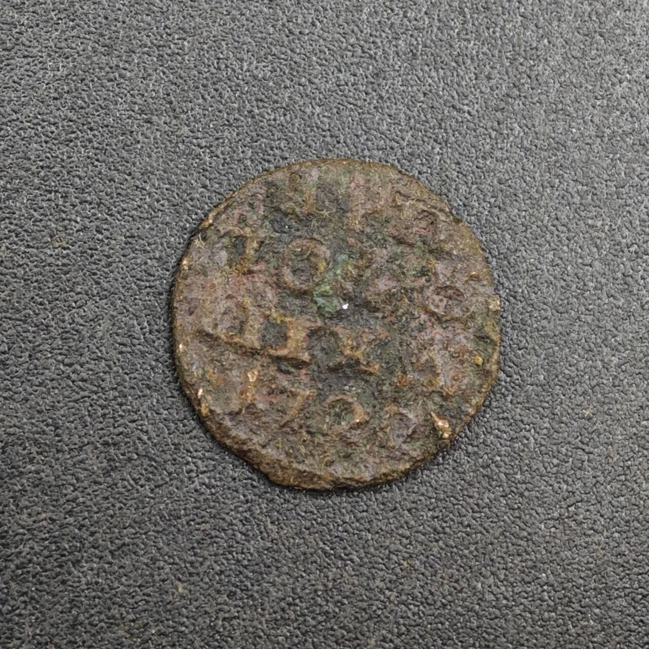 【淘币小摊】实时拍第八百一十四拍   散币场   满百包邮可预留二周 每周一统一发货   沙俄1720年彼得一世1/4戈比铜币