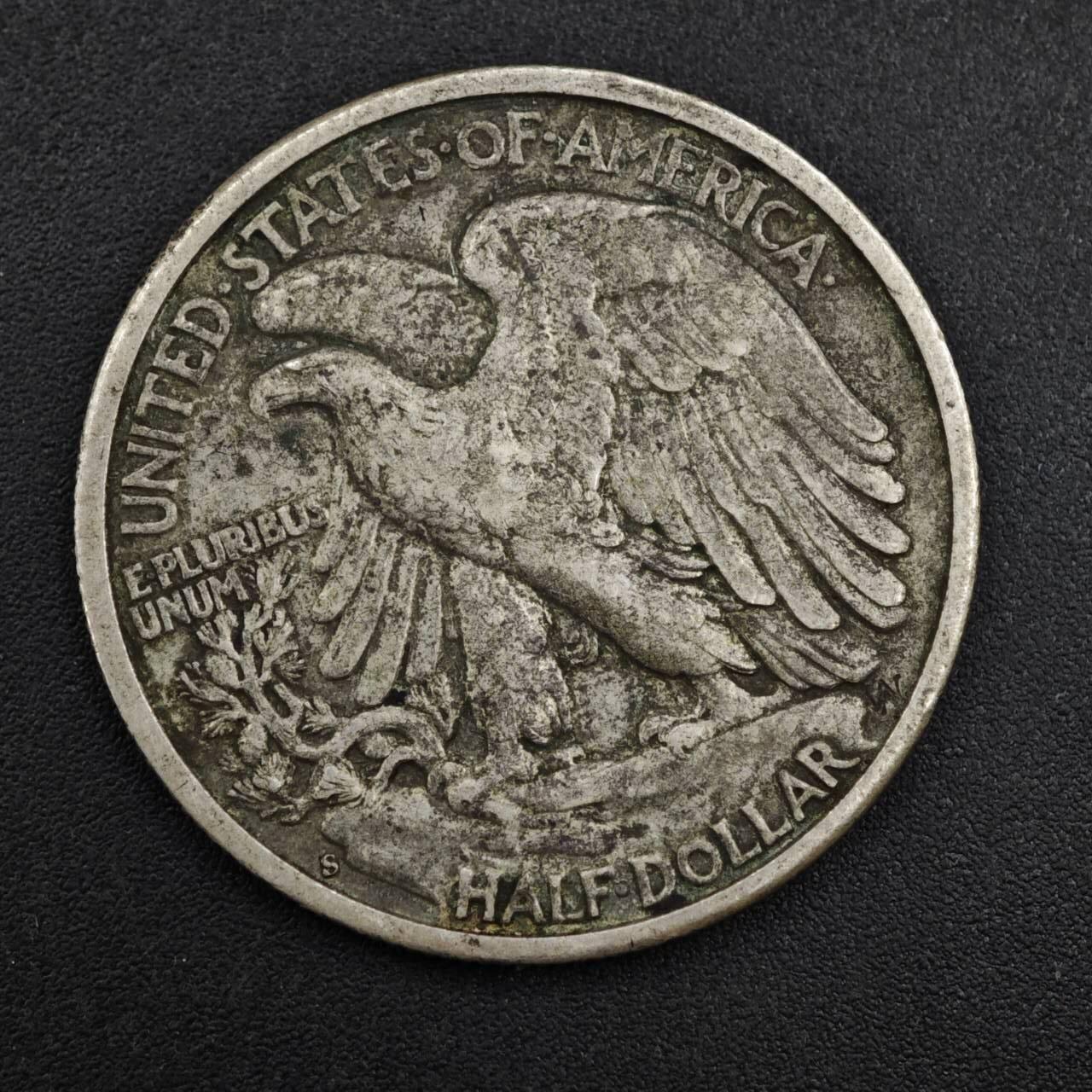 【淘币小摊】实时拍第八百一十五拍   银币套币场   满百包邮可预留二周 每周一统一发货   美国1942年行走半美元银币