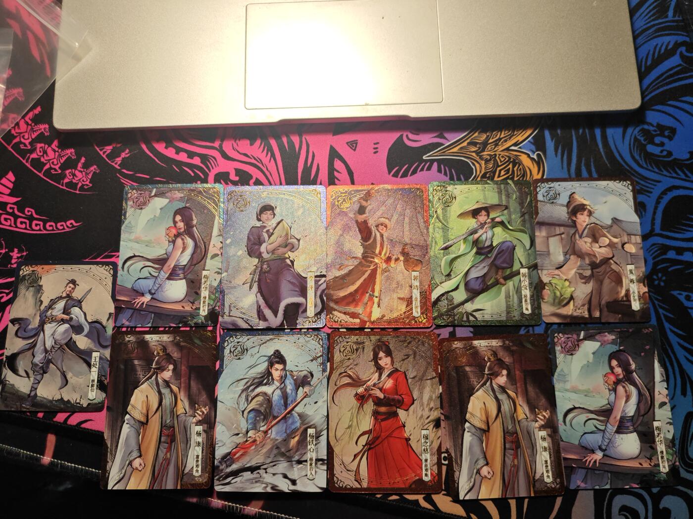 卡牌实验室开始第五次实验 【朱雀】卡游金庸侠客令上朱雀卡×29