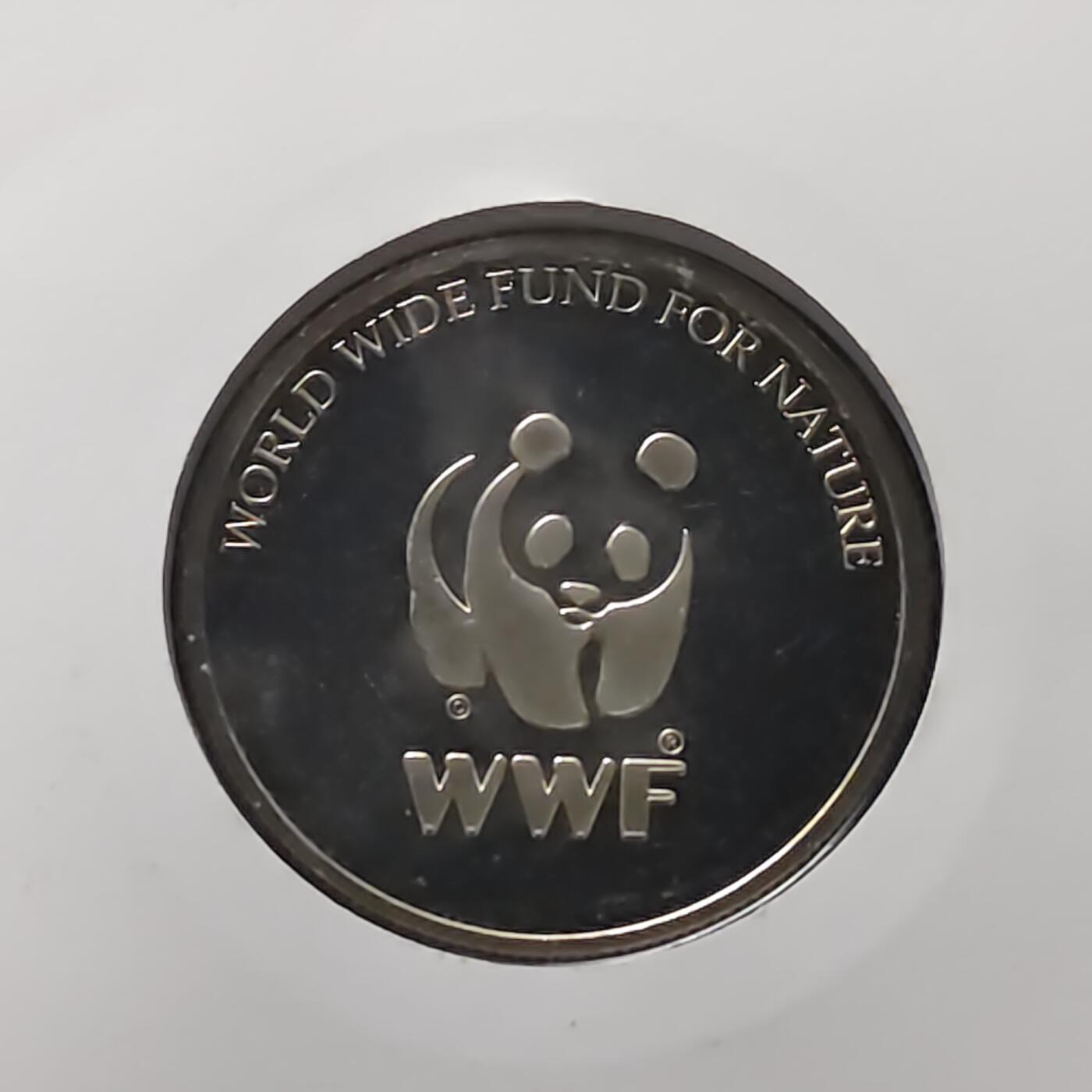 【全场包邮】纯粹捡漏拍482场（免费代拍第19场）-币封+套装+富兰克林（注意佣金） 【邮章封】WWF世界自然基金会条纹鬣狗纪念邮章封