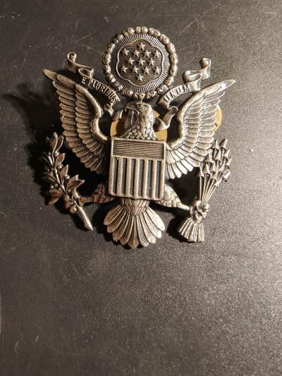 老王徽章第167期 - 美国空军军官大檐帽帽徽