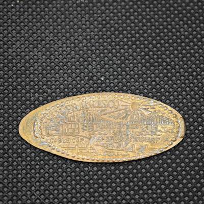 【淘币小摊】限时拍第八百一十六拍  纪念章场  满百包邮可预留两周  周一统一发货  - 旧金山纪念章直径44mm