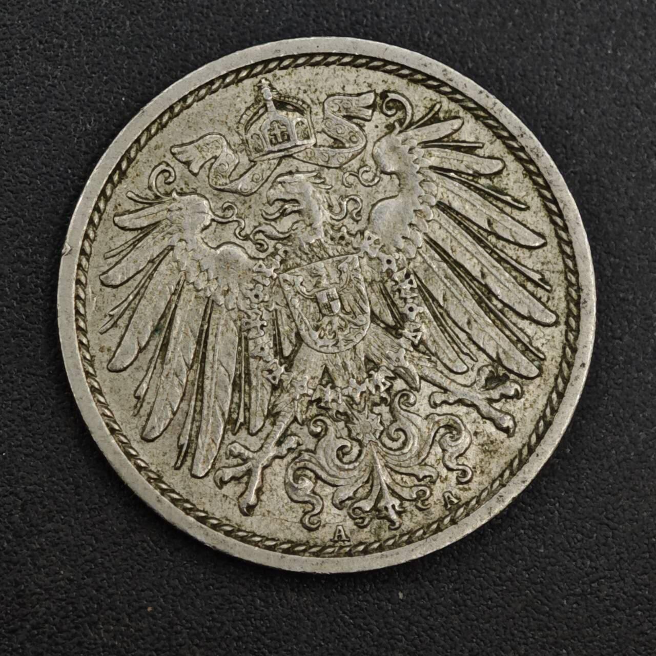 【淘币小摊】实时拍第八百一十四拍   散币场   满百包邮可预留二周 每周一统一发货   德国1911年10芬妮镍币