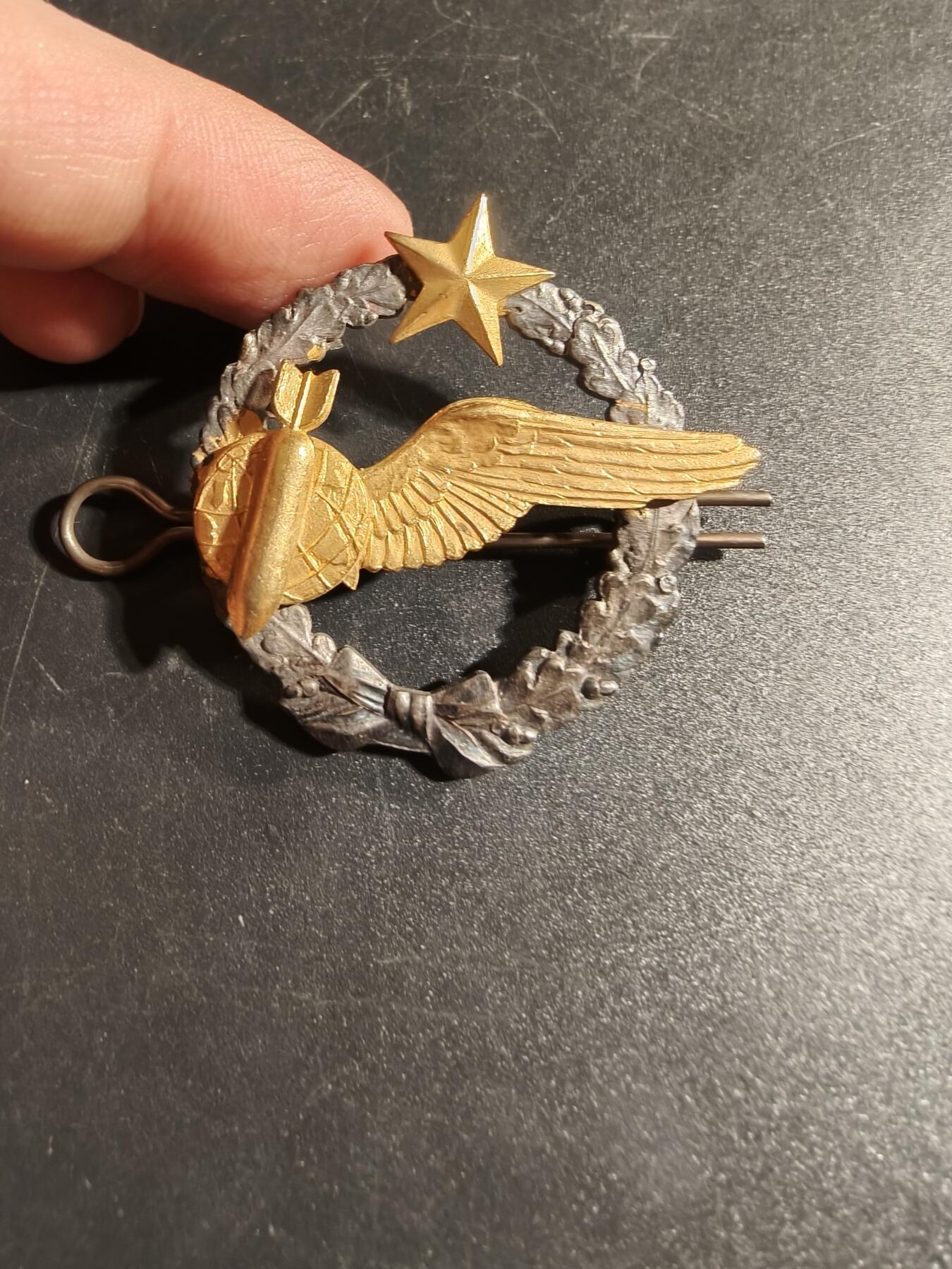 老王徽章第167期 法国空军投弹手学员证章