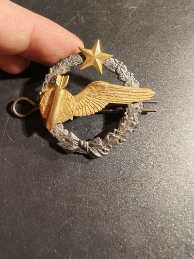 老王徽章第167期 - 法国空军投弹手学员证章