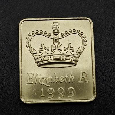 【淘币小摊】实时拍第八百一十四拍   散币场   满百包邮可预留二周 每周一统一发货   - 英国1999年造币厂铭牌