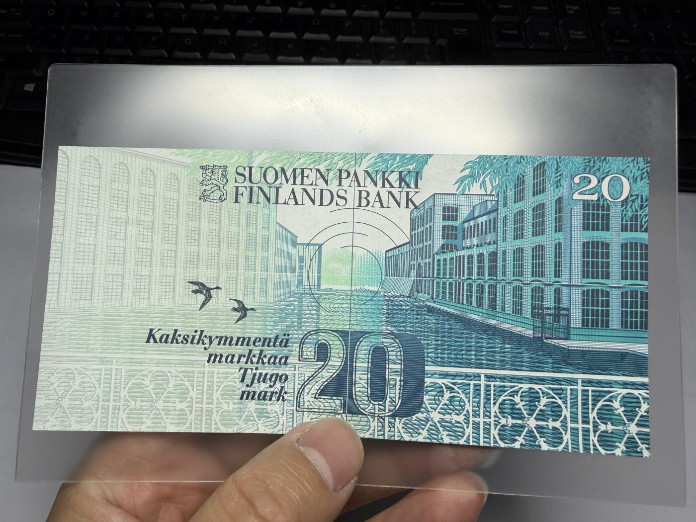 2025年集古藏今外币拍卖第十期-第10场—（总第290拍-纸币专场），本期拍完结算一次，发货时间2-3天，休息几天后继续新的一期拍卖。 全新1993年芬兰20马克