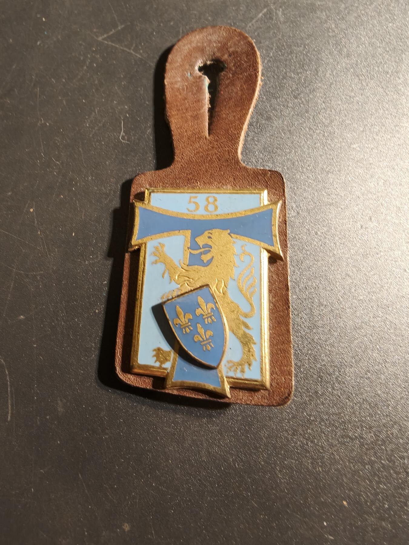 老王徽章第167期 法国第58通信团证章