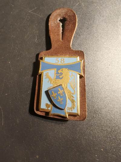 老王徽章第167期 - 法国第58通信团证章