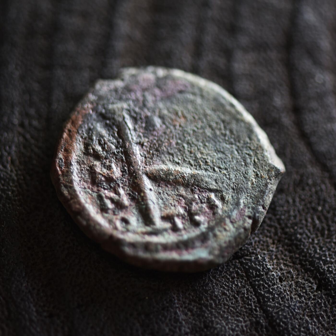 【良泉】【2025年最后一场】12月18日晚19.30点开拍！188组【直播场】西方古代钱币、丝路杂项、印章！ 公元565-578年 【拜占庭】 查士丁二世和皇后索菲亚，帖撒罗尼亚造币厂，20努米，铜币，6.01克