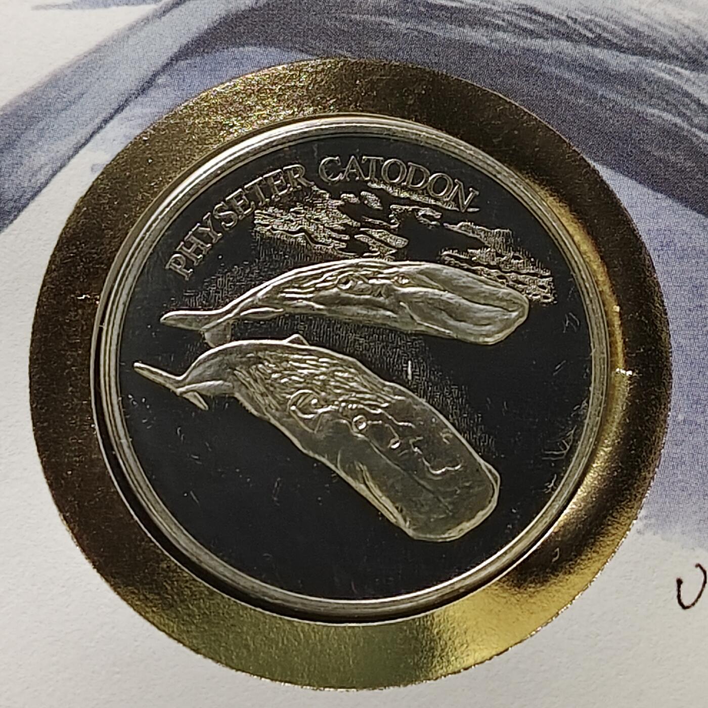 【全场包邮】纯粹捡漏拍482场（免费代拍第19场）-币封+套装+富兰克林（注意佣金） 【邮章封】WWF世界自然基金会1986年30周年‌抹香鲸纪念邮章封