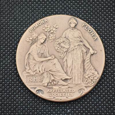 【淘币小摊】限时拍第八百一十六拍  纪念章场  满百包邮可预留两周  周一统一发货  -  英国园艺比赛奖章直径45mm