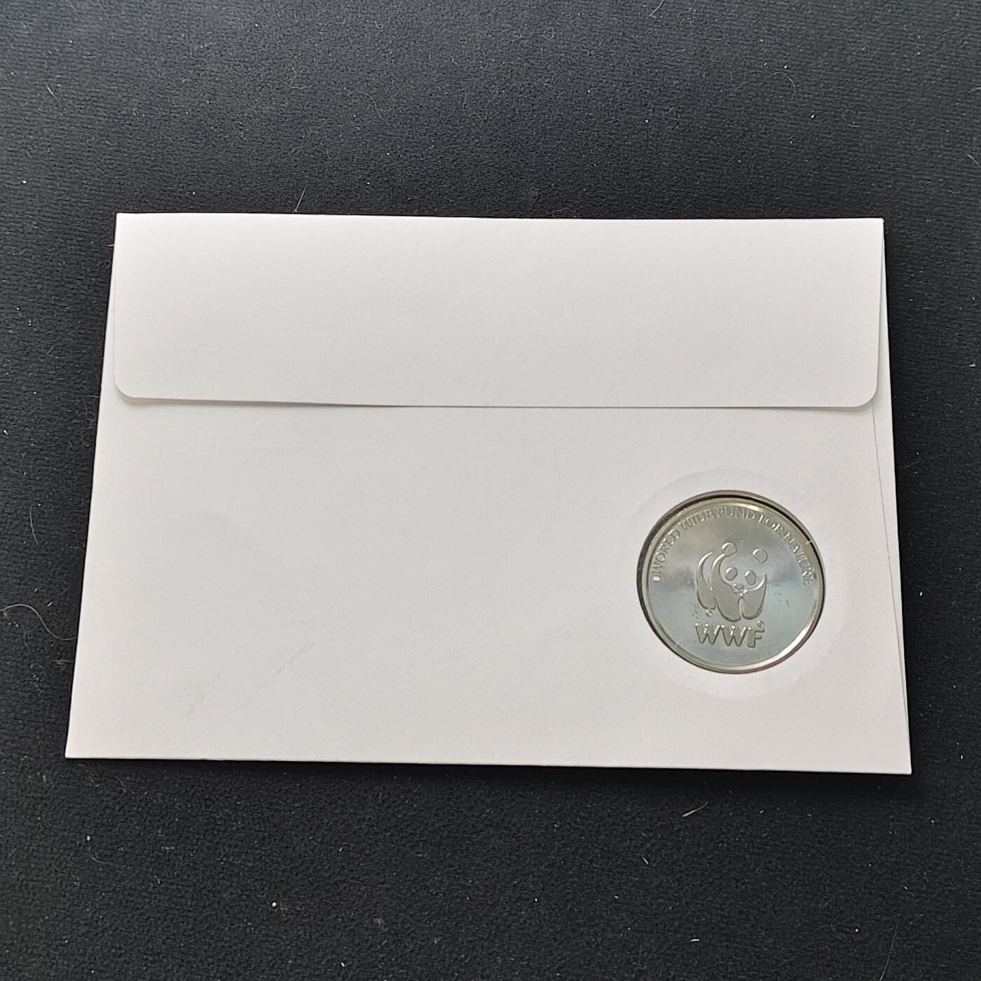 【全场包邮】纯粹捡漏拍482场（免费代拍第19场）-币封+套装+富兰克林（注意佣金） 【邮章封】WWF世界自然基金会‌斑点地松鼠纪念邮章封