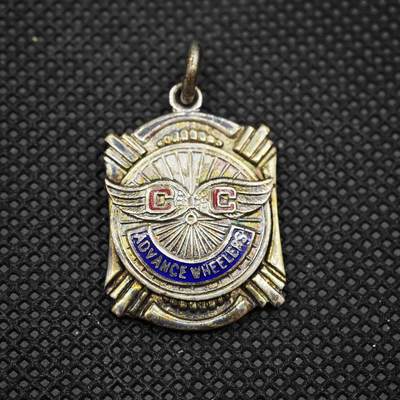 【淘币小摊】限时拍第八百一十六拍  纪念章场  满百包邮可预留两周  周一统一发货  -  英国轮式比索奖章直径20mm