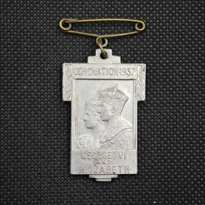 【淘币小摊】限时拍第八百一十六拍  纪念章场  满百包邮可预留两周  周一统一发货  -  英国1937年乔治六世加冕纪念章直径30mm