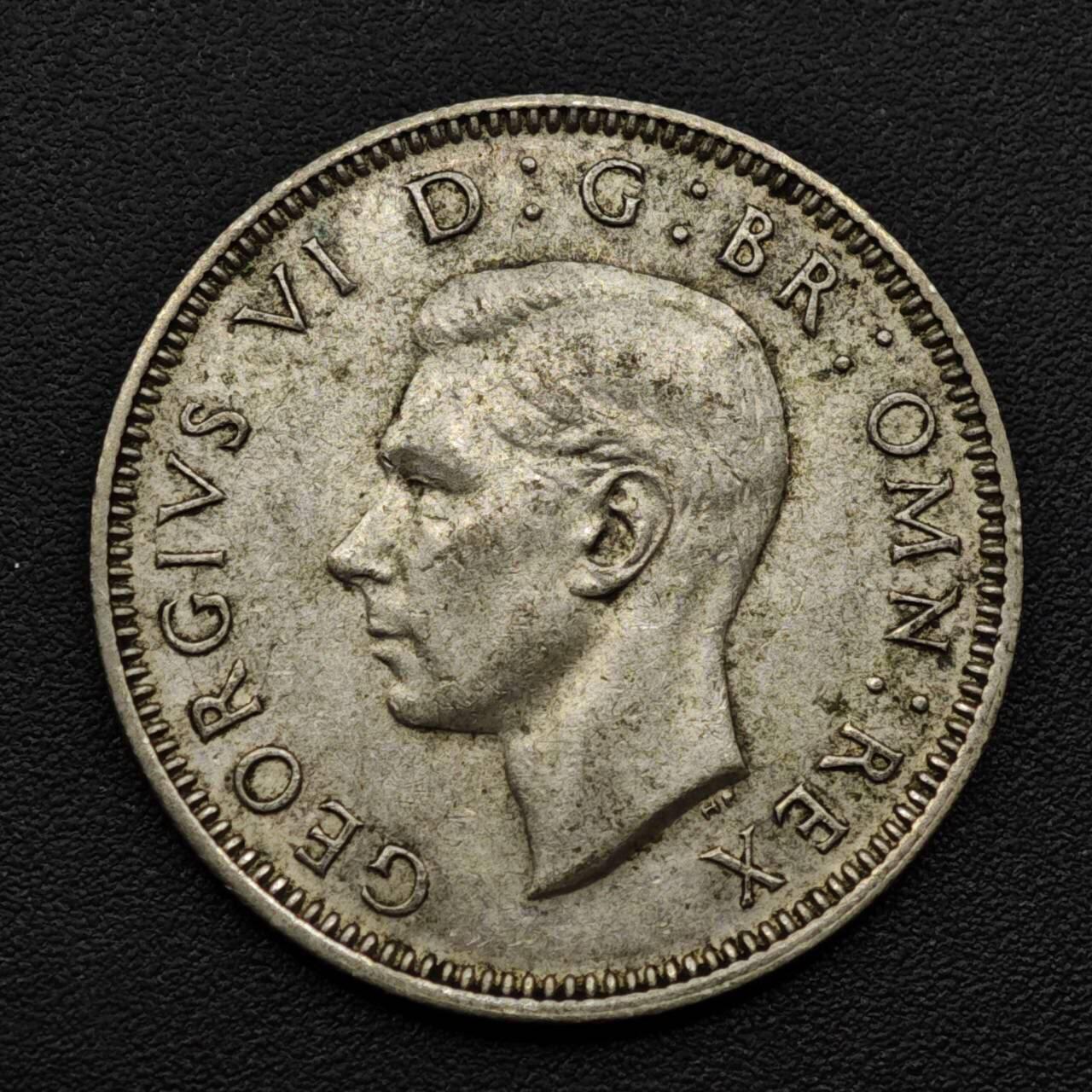 【淘币小摊】实时拍第八百一十五拍   银币套币场   满百包邮可预留二周 每周一统一发货   英国1943年乔治六世一先令银币