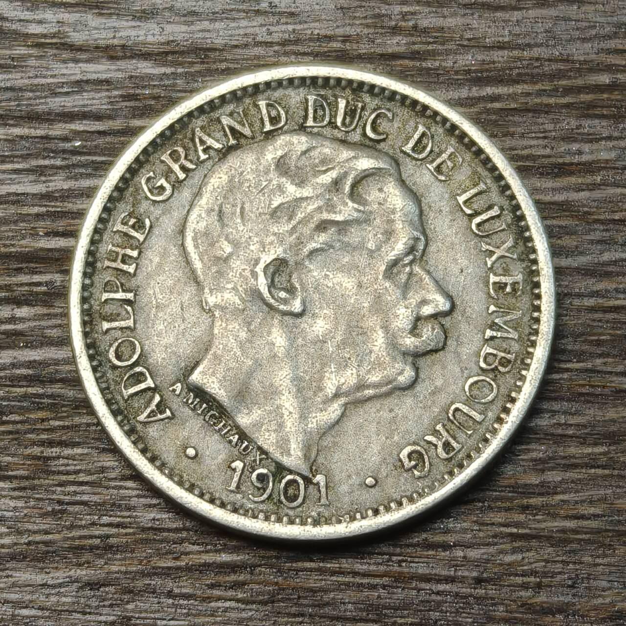 【铜匠收藏】★第134场★散币场，无佣金，30包邮。不满30元，支付5元运费。《接受代拍 代送NGC评级》 卢森堡 1901年 10分