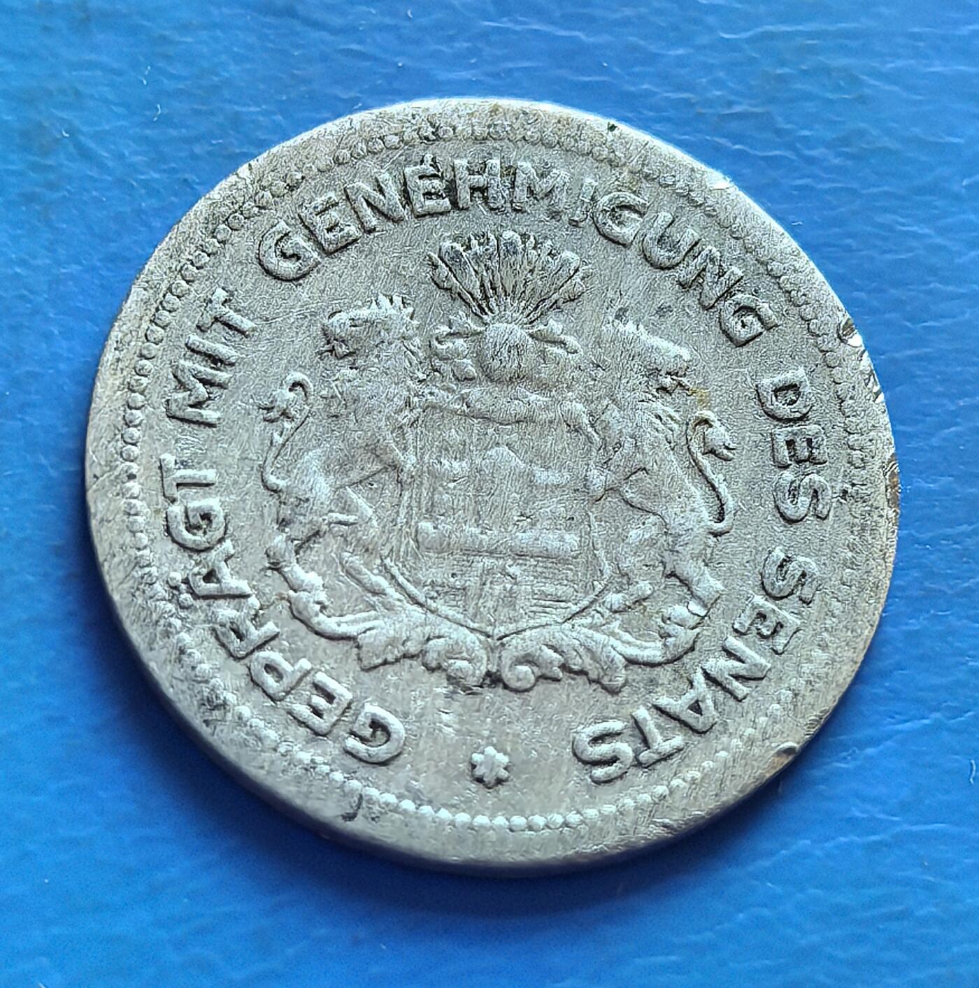 外国优质老铜币银币，周六九点倒数截拍，满百包邮，可寄存半年，喜欢朋友微信扫描二维码可直接参拍 德国汉堡1923年1/100马克