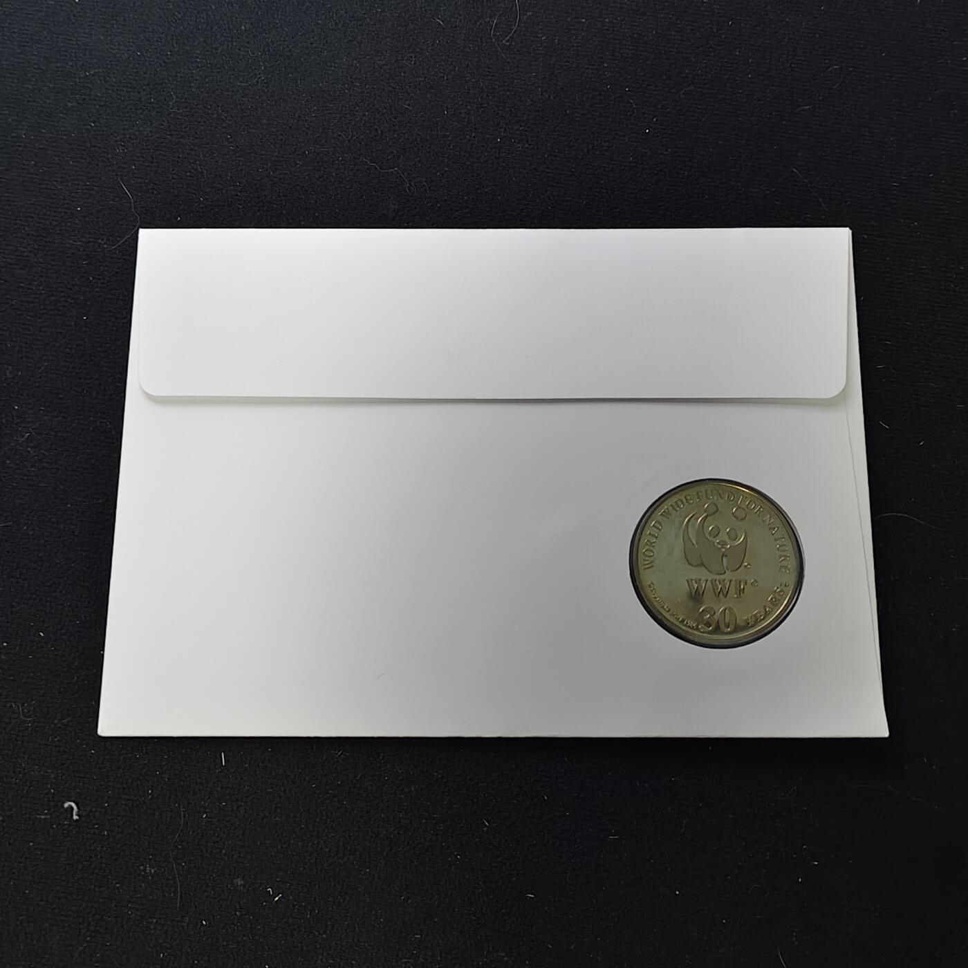 【全场包邮】纯粹捡漏拍482场（免费代拍第19场）-币封+套装+富兰克林（注意佣金） 【邮章封】WWF世界自然基金会1986年30周年‌杜氏凤头鹦鹉纪念邮章封