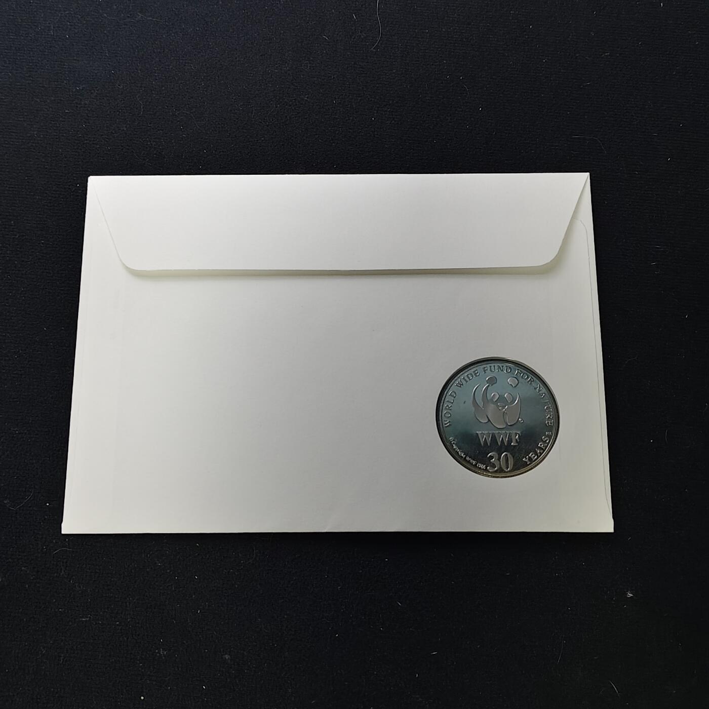 【全场包邮】纯粹捡漏拍482场（免费代拍第19场）-币封+套装+富兰克林（注意佣金） 【邮章封】WWF世界自然基金会1986年30周年‌虎纪念邮章封