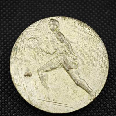 【淘币小摊】限时拍第八百一十六拍  纪念章场  满百包邮可预留两周  周一统一发货  -  羽毛球纪念章直径40mm