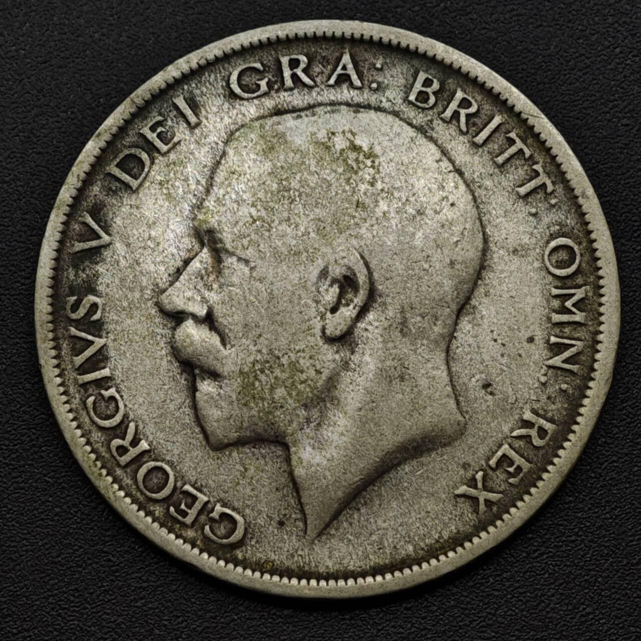 【淘币小摊】实时拍第八百一十五拍   银币套币场   满百包邮可预留二周 每周一统一发货   英国1920年乔治五世半克朗银币