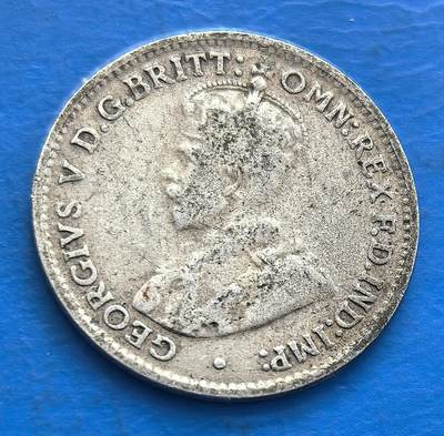 外国优质老铜币银币，周六九点倒数截拍，满百包邮，可寄存半年，喜欢朋友微信扫描二维码可直接参拍 - 澳大利亚高银版1926年3便士银币