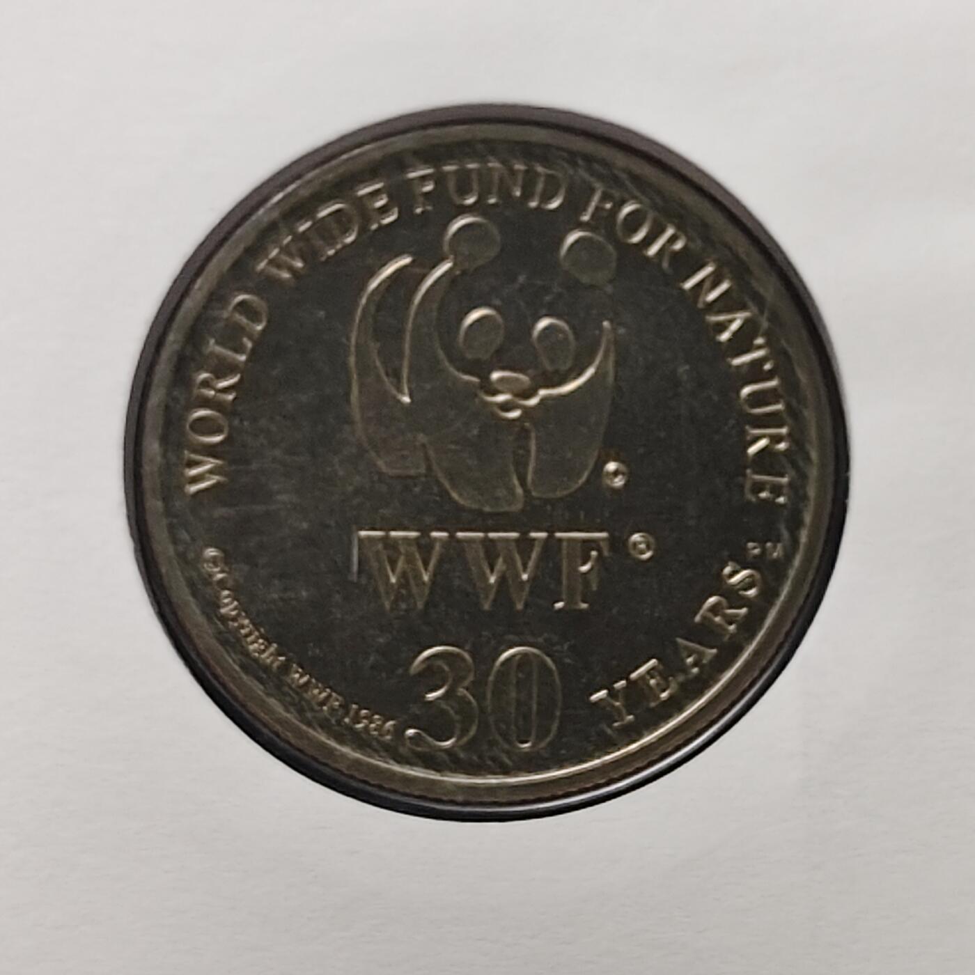 【全场包邮】纯粹捡漏拍482场（免费代拍第19场）-币封+套装+富兰克林（注意佣金） 【邮章封】WWF世界自然基金会1986年30周年‌极危白腹军舰鸟纪念邮章封