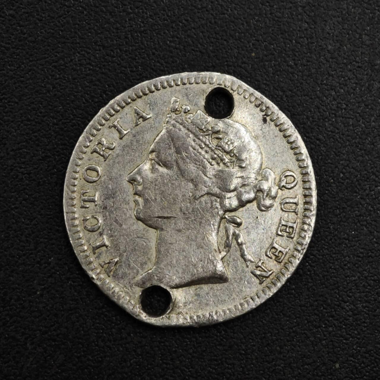 【淘币小摊】实时拍第八百一十五拍   银币套币场   满百包邮可预留二周 每周一统一发货   海峡1899年维多利亚5分银币