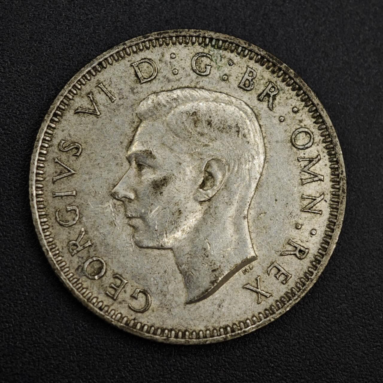 【淘币小摊】实时拍第八百一十四拍   散币场   满百包邮可预留二周 每周一统一发货   英国1946年乔治六世一先令银币