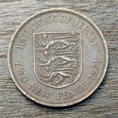 【铜匠收藏】★第134场★散币场，无佣金，30包邮。不满30元，支付5元运费。《接受代拍 代送NGC评级》 - 英属泽西 1971年 1便士