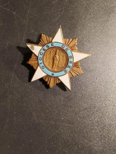 老王徽章第167期 - 法国天主教会塞斯教区证章