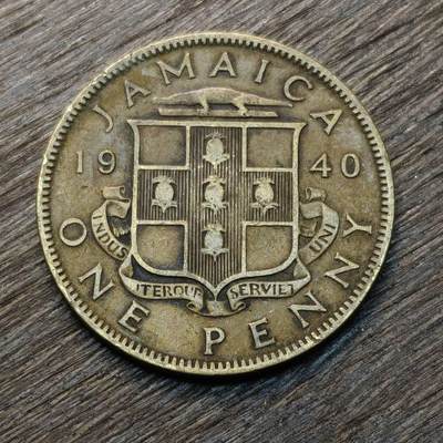【铜匠收藏】★第134场★散币场，无佣金，30包邮。不满30元，支付5元运费。《接受代拍 代送NGC评级》 - 牙买加 1940年 1/2便士 乔治六世