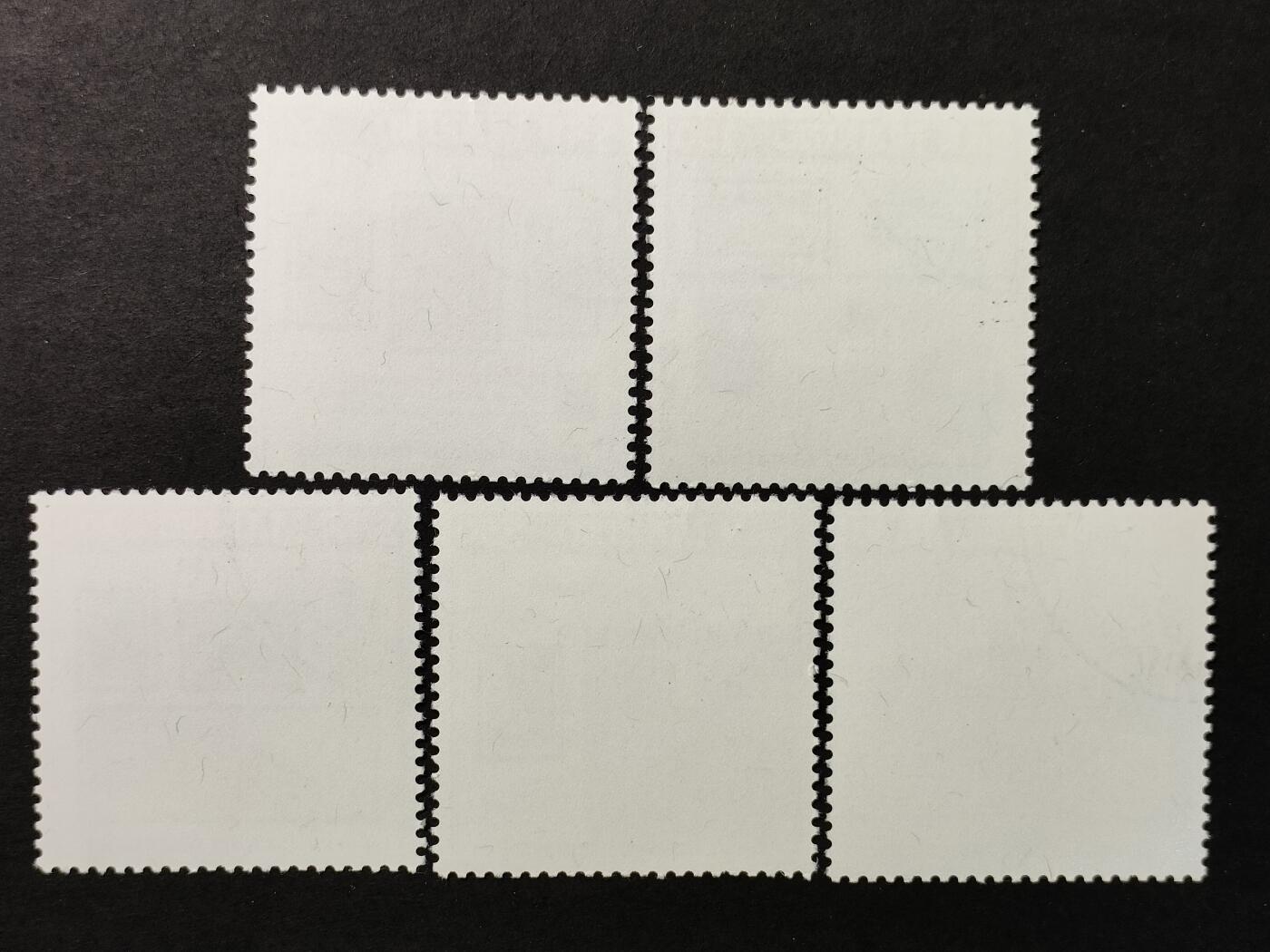 ↓君缘收藏667期☞钱币邮品↓无佣金、可寄存、满30元包邮  圣马力诺邮票，1988年提倡集邮活动票中票5全