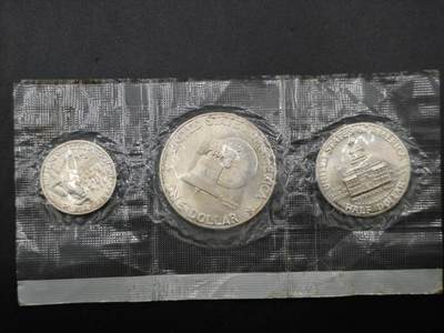 【淘币小摊】实时拍第八百一十五拍   银币套币场   满百包邮可预留二周 每周一统一发货   - 美国1976年建国200周年银币3枚套 总重41.8克400银 银价216