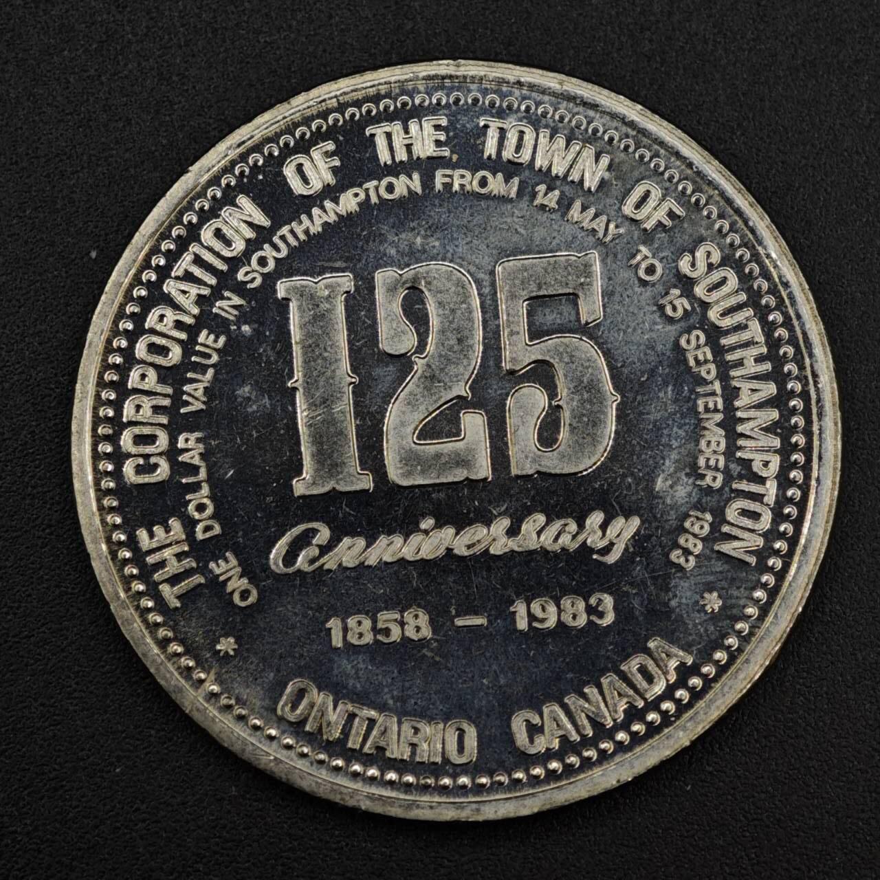 【淘币小摊】实时拍第八百一十四拍   散币场   满百包邮可预留二周 每周一统一发货   加拿大1983年一元旅游代币