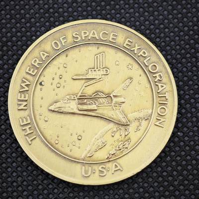 【淘币小摊】限时拍第八百一十六拍  纪念章场  满百包邮可预留两周  周一统一发货  - 肯尼迪航天中心纪念章 直径39mm