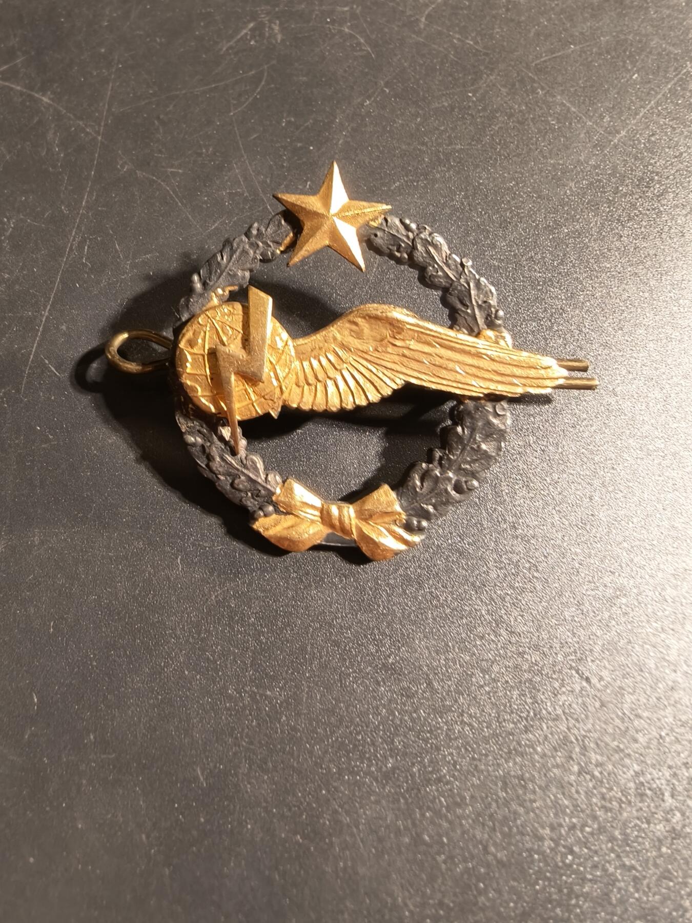 老王徽章第167期 法国空军无线电操作学员证章