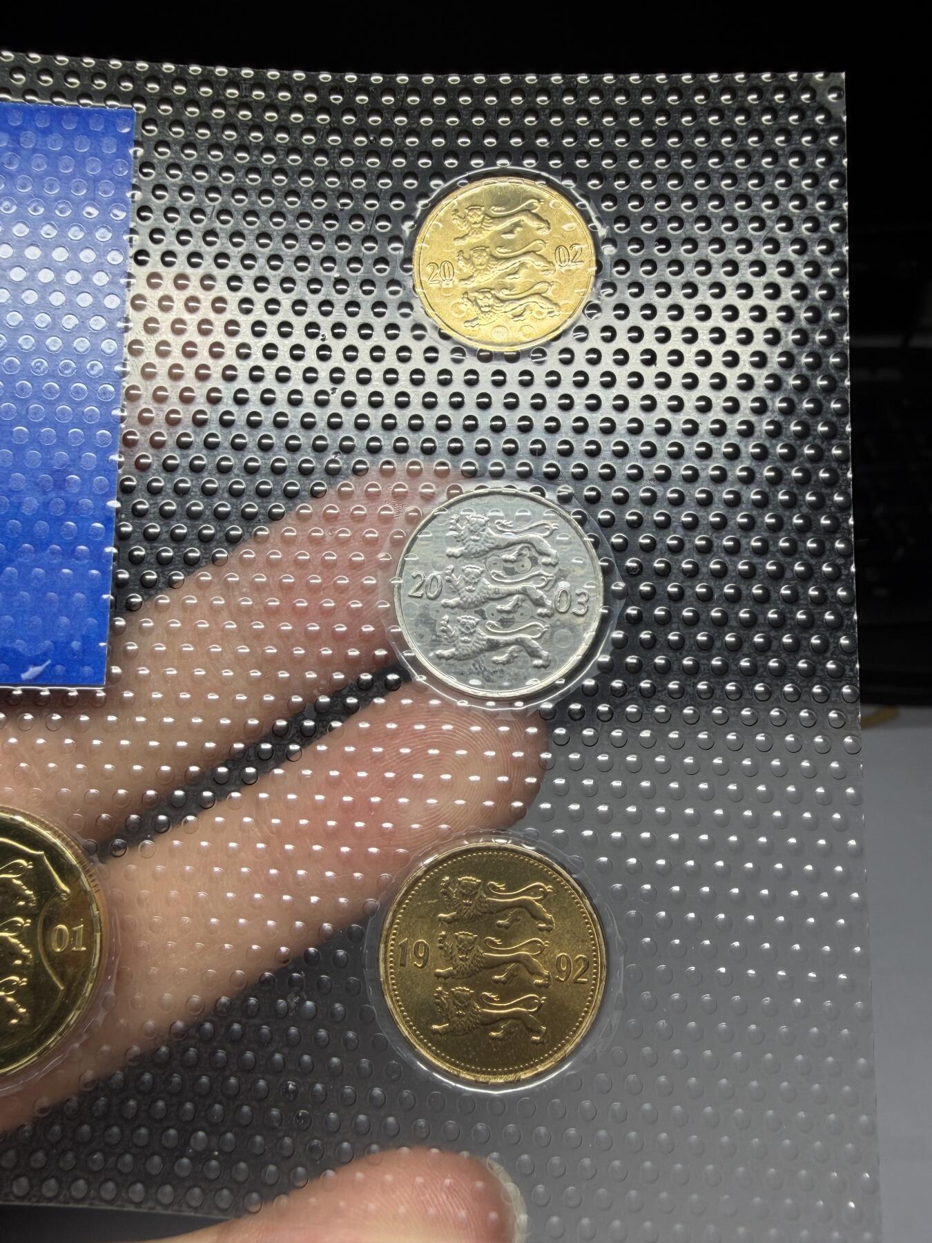 2025年集古藏今外币拍卖第十期-第10场—（总第290拍-纸币专场），本期拍完结算一次，发货时间2-3天，休息几天后继续新的一期拍卖。 1994-2003年爱沙尼亚套币一套