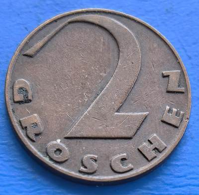 外国优质老铜币银币，周六九点倒数截拍，满百包邮，可寄存半年，喜欢朋友微信扫描二维码可直接参拍 - 奥地利1929年2格罗申